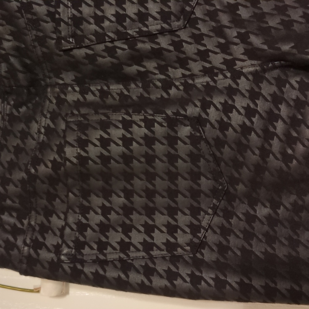 Sanctuary Black Houndstooth Pattern Size Small - image 7